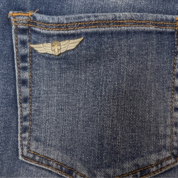 Rock & Republic Berlin Blue Distressed Ripped Jeans Women’s Size 6 - Picture 9 of 14